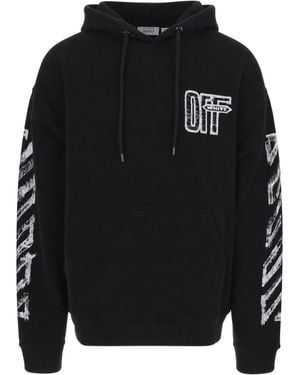Off-White c/o Virgil Abloh Felpa Logo Design Nera - Black
