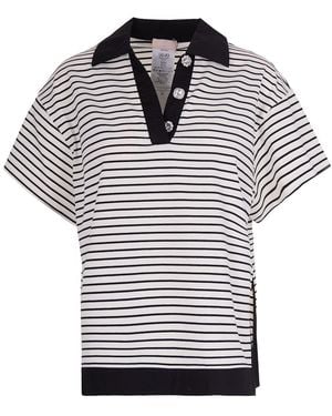 Liu Jo Polo Shirt/ Stripe - Grey