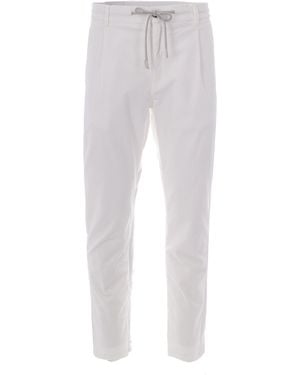 Eleventy Jogger Velluto Bianco - Gray