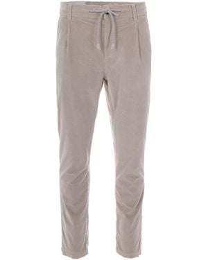 Eleventy Jogger Velluto Sabbia - Gray