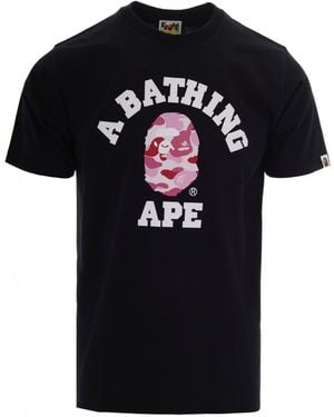 A Bathing Ape T-Shirt University - Black
