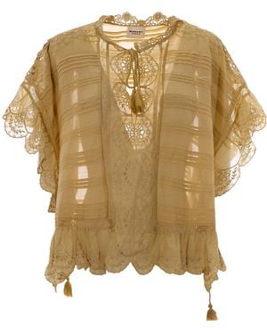 Isabel Marant Payton Blouse - Metallic