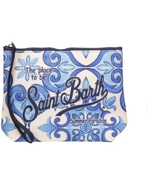 MC2 Saint Barth Pochette Fantasia Blu - Blue