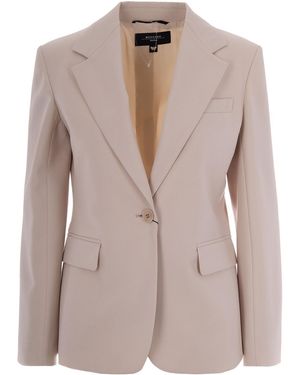 Weekend by Maxmara Blazer Single-Breasted Wool - Brown