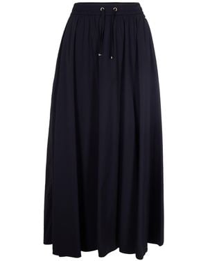 Herno Ultralight Stretch Nylon Midi Skirt - Blue