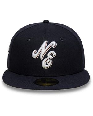 KTZ Cappellino 59Fifty Fitted Ne Heritage Script Blu - Black