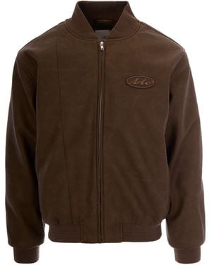Arte' Giubbino Varsity Leather - Brown