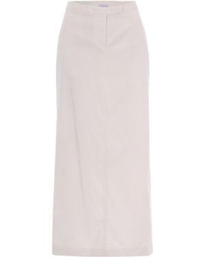 Patrizia Pepe Chic Mini Skirt For - White