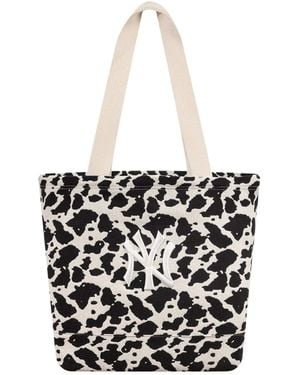 KTZ Borsa Cow Jacquard Crema - Black