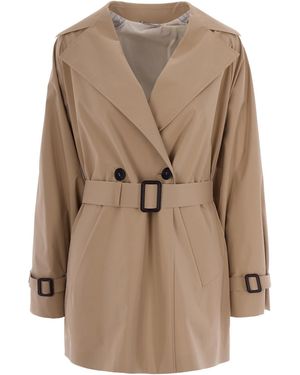 Weekend by Maxmara Short Trench Coat - Natural