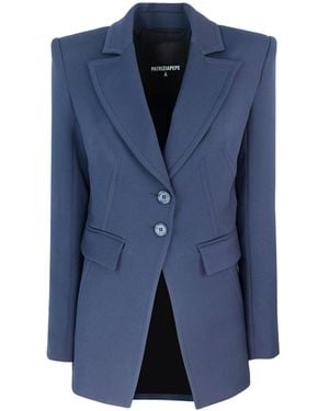 Patrizia Pepe Giacca Due Bottoni Essential - Blue