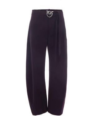 Pinko Pantalone New Lexy Bordeaux Scuro - Blue