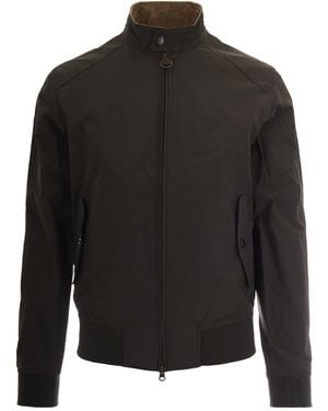 Barbour Giubbino Harrington Rectifier Steve Mcqueen Sage - Black