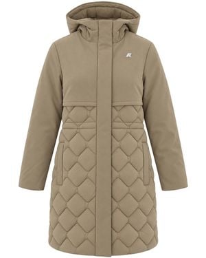 K-Way Piumino Siphelle Hybrid Warm Shell Khaki - Neutro
