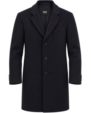 BOSS Cappotto Slim Hyde Dark - Blue