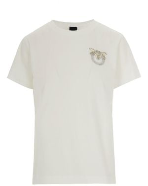 Pinko T-Shirt Nambrone Bianca - White