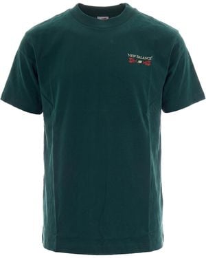 New Balance T-Shirt Grab A Bite Boston Nordic - Green