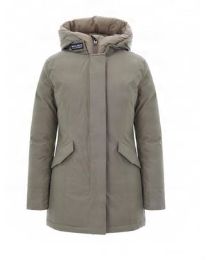 Woolrich Artic Parka Ramar Cloth Cornstalk Two Tone - Grey