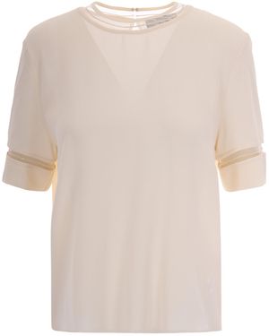 Fabiana Filippi Elegant Mini Shirt For - White