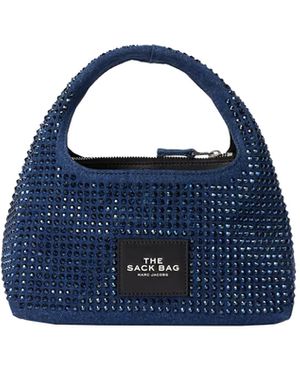 Marc Jacobs The Sack Crystal Embellished Mini Hobo Bag in
