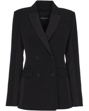 Patrizia Pepe Blazer Smoking Nero - Black