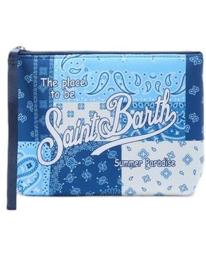 MC2 Saint Barth Pochette Aline Foulard - Blue