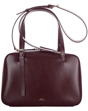 A.P.C. Borsa A Mano Virginie Box Vino - Purple