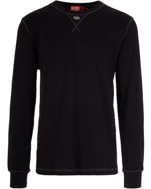 DIESEL T-Shirt Madjust Ls Tr - Black