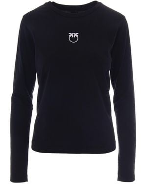 Pinko T-Shirt Toblino Nero Limousine - Blue