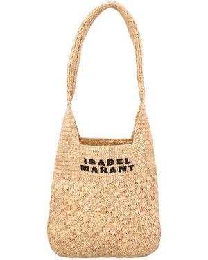 Isabel Marant Borsa Praia Small Natural - Metallic
