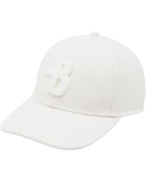 Ballantyne Cappellino Logo Con Visiera Butter - White