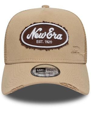 KTZ Cappellino Trucker Canvas Distressed 9Forty Light - Multicolour