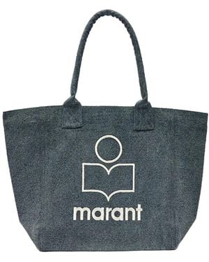 Isabel Marant Borsa Yenky Small Faded - Blue