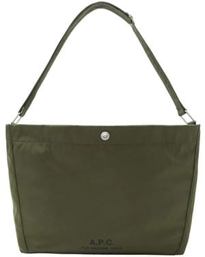 A.P.C. Borsa Journal Khaki - Verde