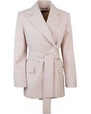 Weekend by Maxmara Weekend Max Mara Giacca Teso Rosa Cipria - Pink