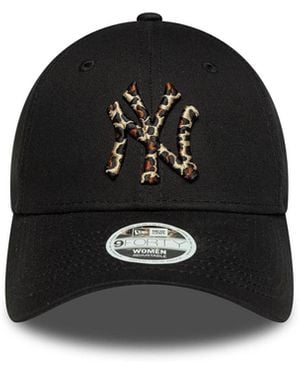 KTZ Baseball Cap 9Forty Leopard Infill - Black