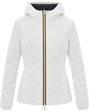 K-Way Giubbino Lily St Warm Natural Pure - Bianco