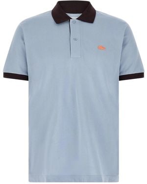Lacoste Polo Piquet Contrasti Chambray Buffalo - Blue