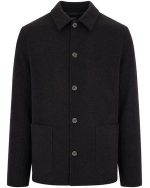 A.P.C. Camicia Brest Dark - Nero