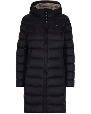 Blauer Impermeabile Agnes Nero Interno - Blu