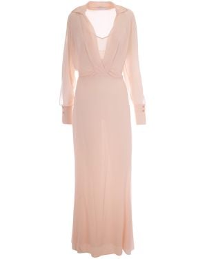 Patrizia Pepe Elegant Silky Mini Dress For - Pink