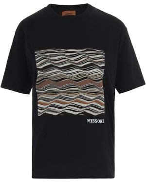 Missoni T-Shirt Con Inserto - Black