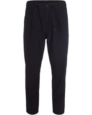 Herno Regular Fit Ultra-Light Stretch Nylon Trousers - Blue