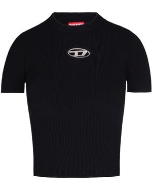 DIESEL T-Shirt M-Valari-Ss - Black