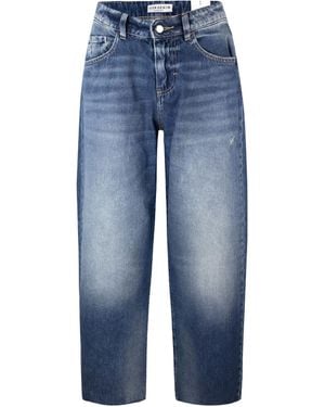 ICON DENIM Jeans Bea Stone Wash Blu Scuro - Blue