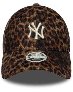 KTZ Cappellino 9Forty Ny Yankees Cosy Leopard - Brown