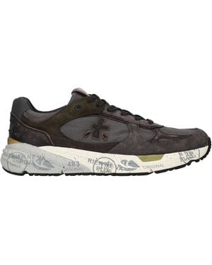 Premiata Trainers Mase Taupe Dark - Black