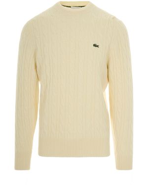 Lacoste Maglione A Trecce - Natural