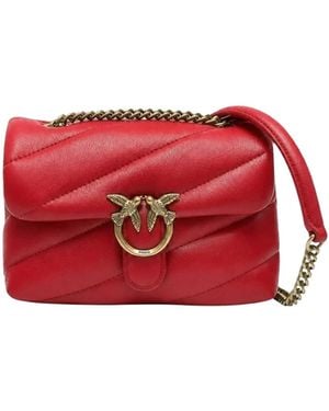 Pinko Borsa Love Puff Baby Rosso Rio Antique - Red