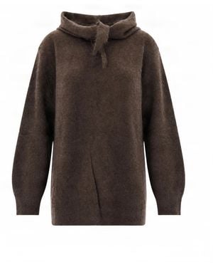 P.A.R.O.S.H. Maglia Con Sciarpa Testa Di Moro - Brown